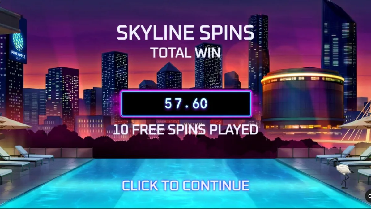 Tampilan visual neon dan mewah dari slot Midnight Mirage